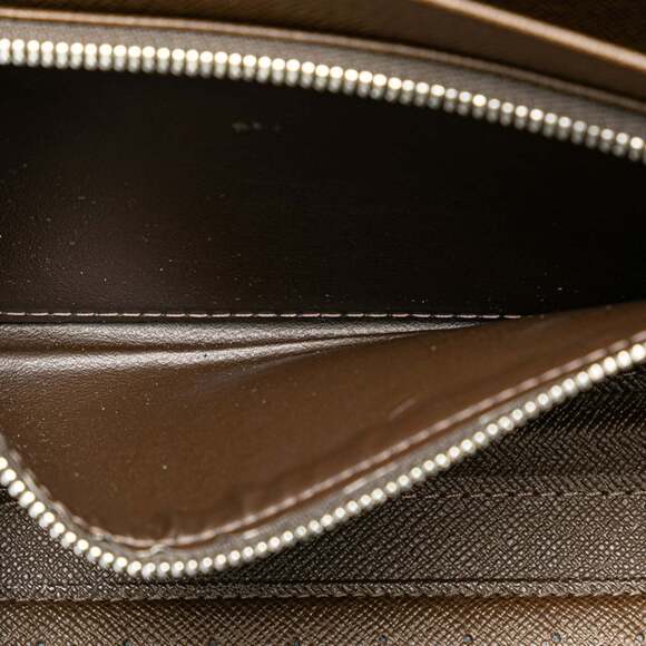 Louis Vuitton Taiga Organizer Atoll Long Wallet Round Travel Case M30658 Gris... - Picture 7 of 10